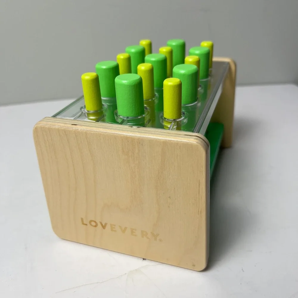 Lovevery Peg Board Toy Unisex OS Green Wooden Montessori Learning Development